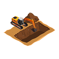 Construcción de piscina de obra